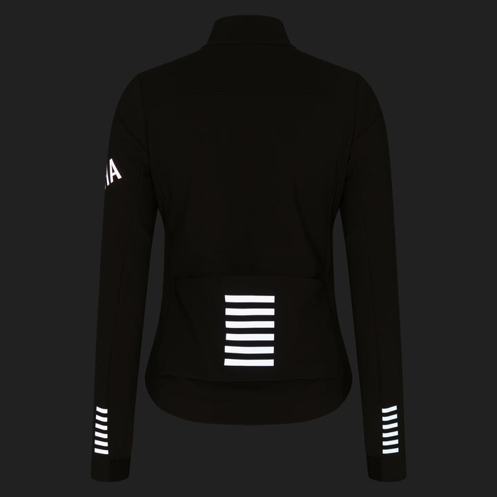 Rapha Women's Pro Team Shadow Winter Jacket (Moss Green/Silver Reflective) - Dragonspine Cycling