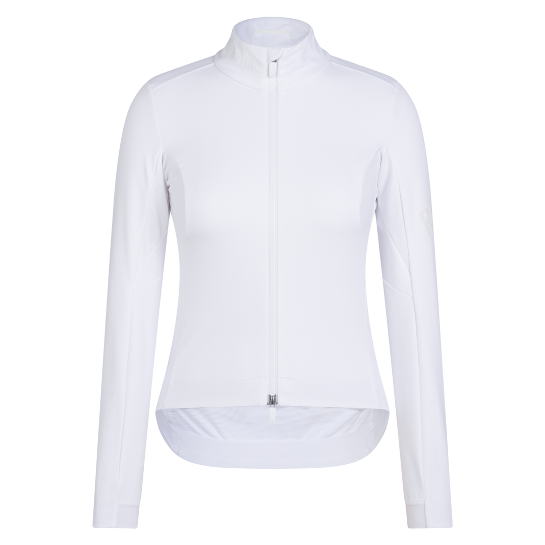 Rapha Women's Pro Team Shadow Winter Jacket (White/Rainbow Reflective) - Dragonspine Cycling