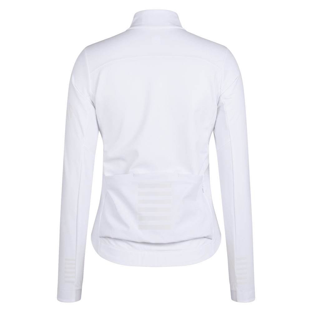 Rapha Women's Pro Team Shadow Winter Jacket (White/Rainbow Reflective) - Dragonspine Cycling