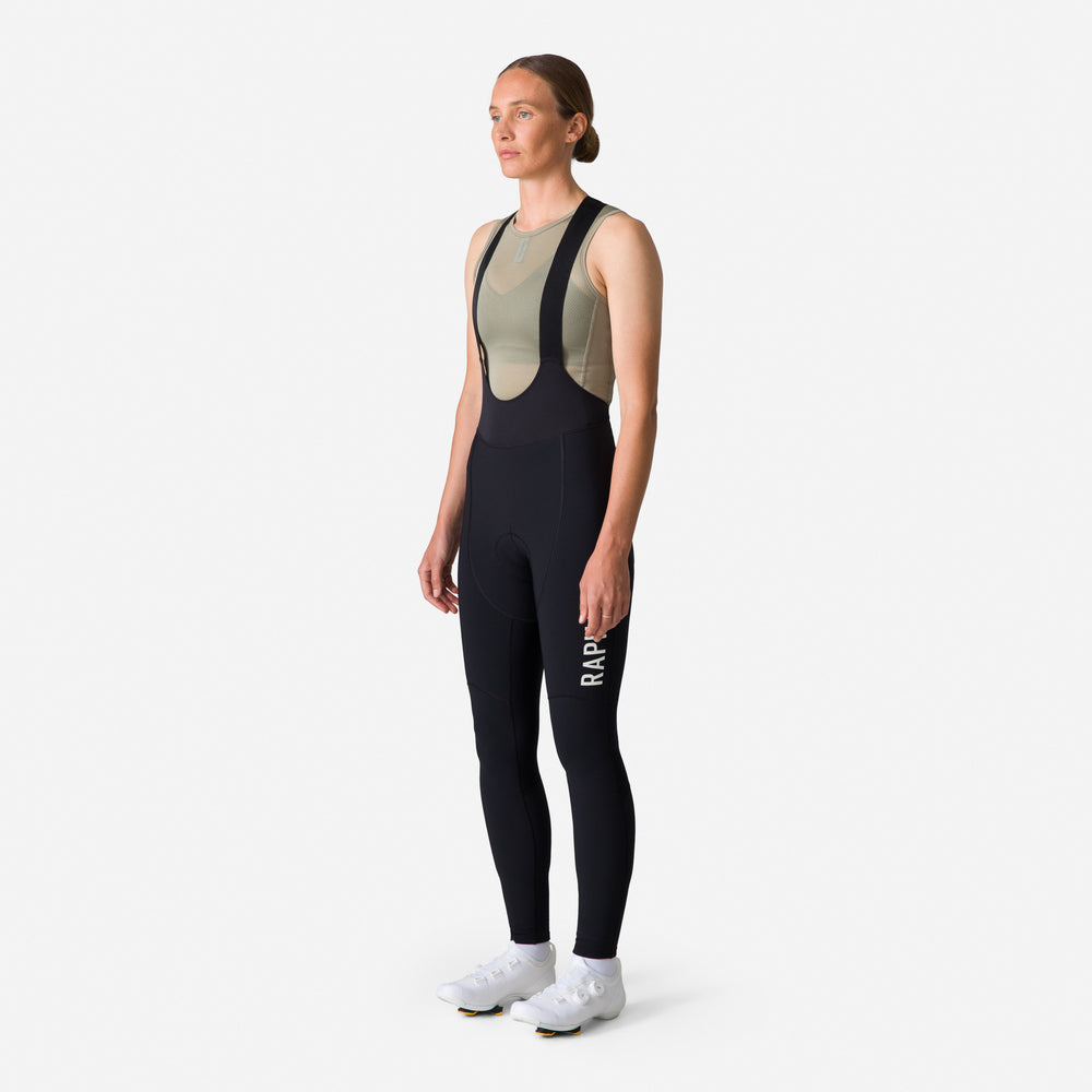 Rapha Women's Pro Team Winter Tights III (Black/White) - Dragonspine Cycling