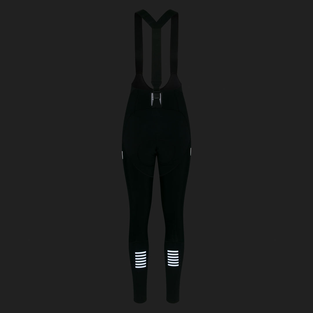 Rapha Women's Pro Team Winter Tights III (Dark Green/White) - Dragonspine Cycling