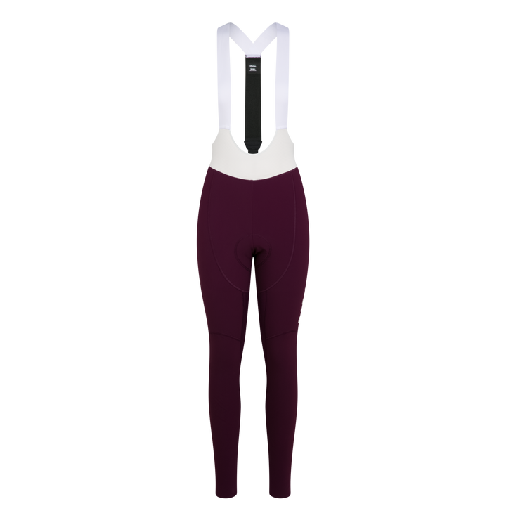 Rapha Women's Pro Team Winter Tights III (Plum/White) - Dragonspine Cycling