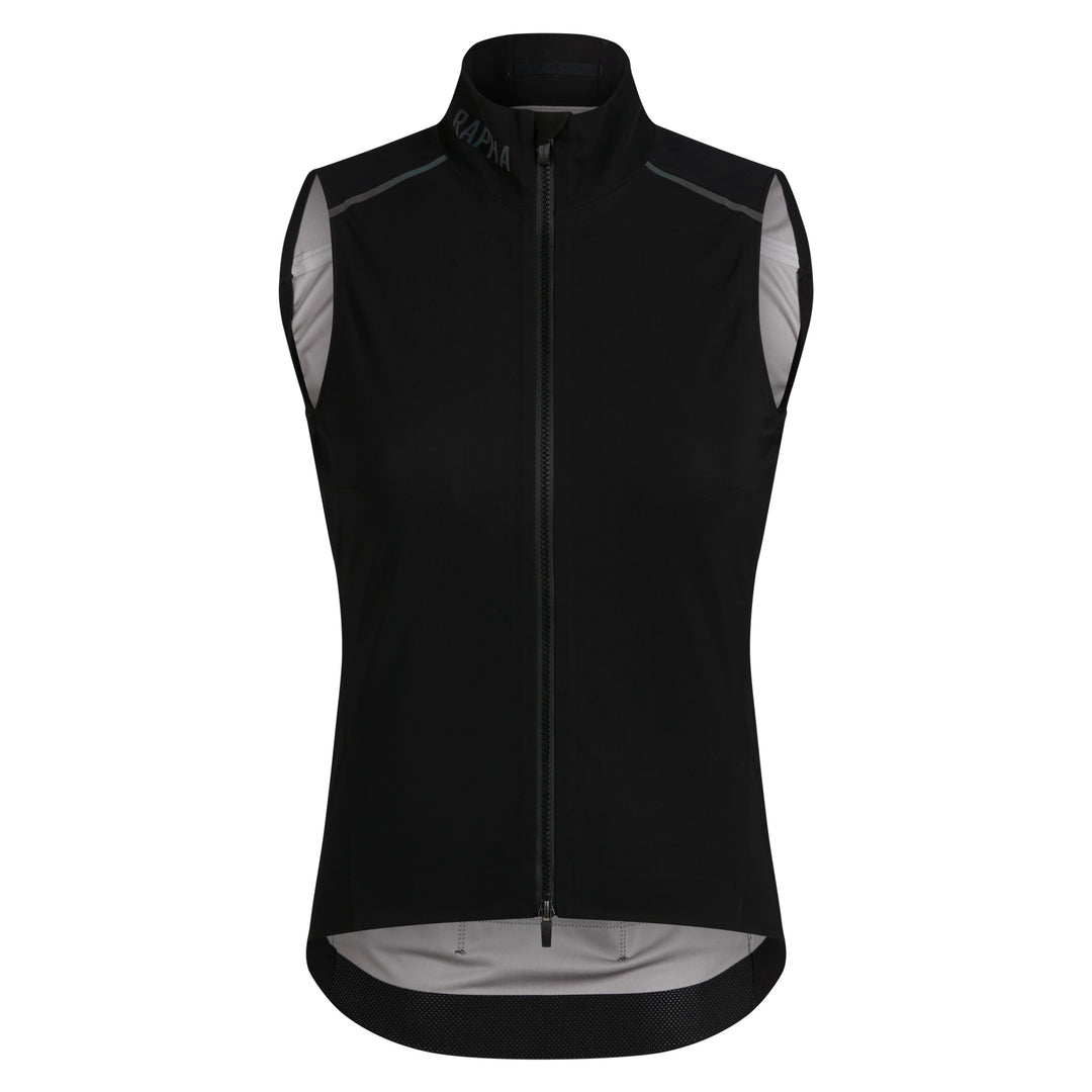 Rapha Women's Pro Team Shadow Gilet (Black/Silver Reflective) - Dragonspine Cycling