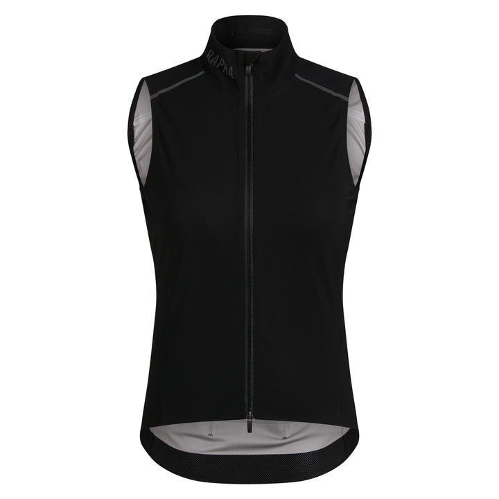 Rapha Women's Pro Team Shadow Gilet (Black/Silver Reflective) - Dragonspine Cycling