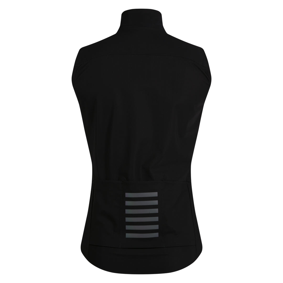 Rapha Women's Pro Team Shadow Gilet (Black/Silver Reflective) - Dragonspine Cycling