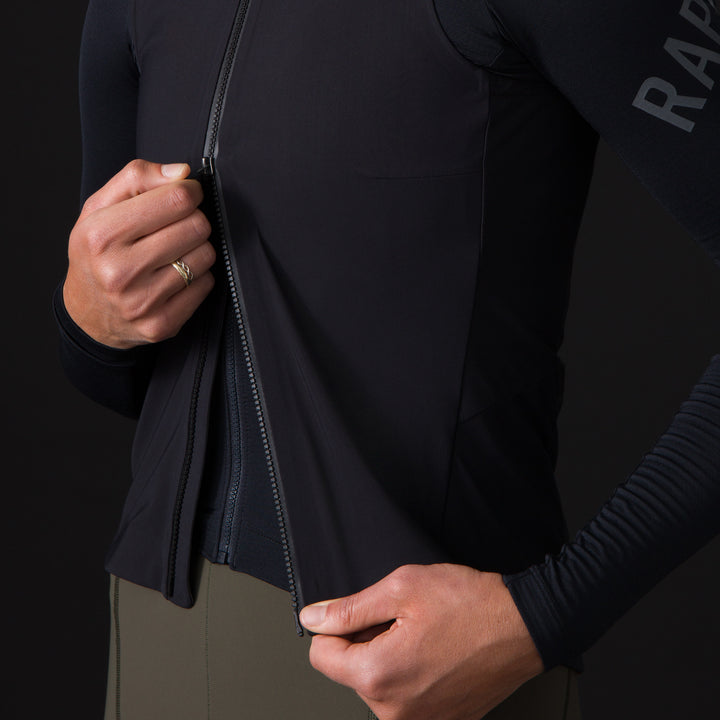 Rapha Women's Pro Team Shadow Gilet (Black/Silver Reflective) - Dragonspine Cycling