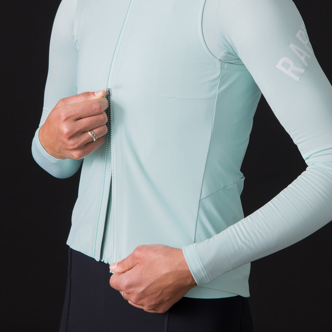 Rapha Women's Pro Team Shadow Gilet (Aqua/Silver Reflective) - Dragonspine Cycling