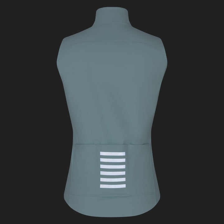 Rapha Women's Pro Team Shadow Gilet (Aqua/Silver Reflective) - Dragonspine Cycling