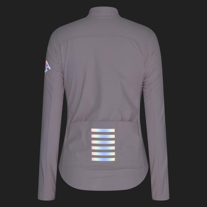 Rapha Women's Pro Team Long Sleeve Shadow Jersey (Blush/Rainbow Reflective) - Dragonspine Cycling