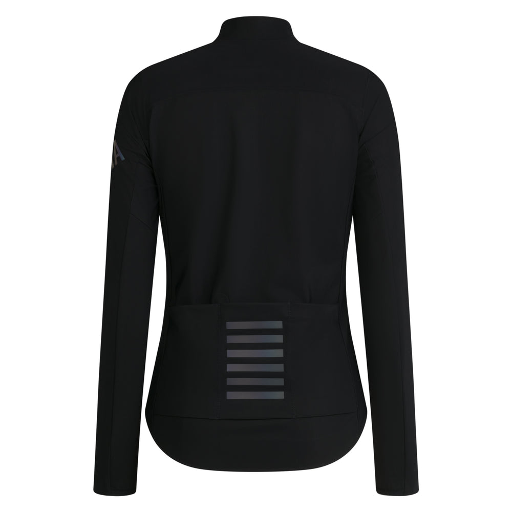 Rapha Women's Pro Team Long Sleeve Shadow Jersey (Black/Rainbow Reflective) - Dragonspine Cycling