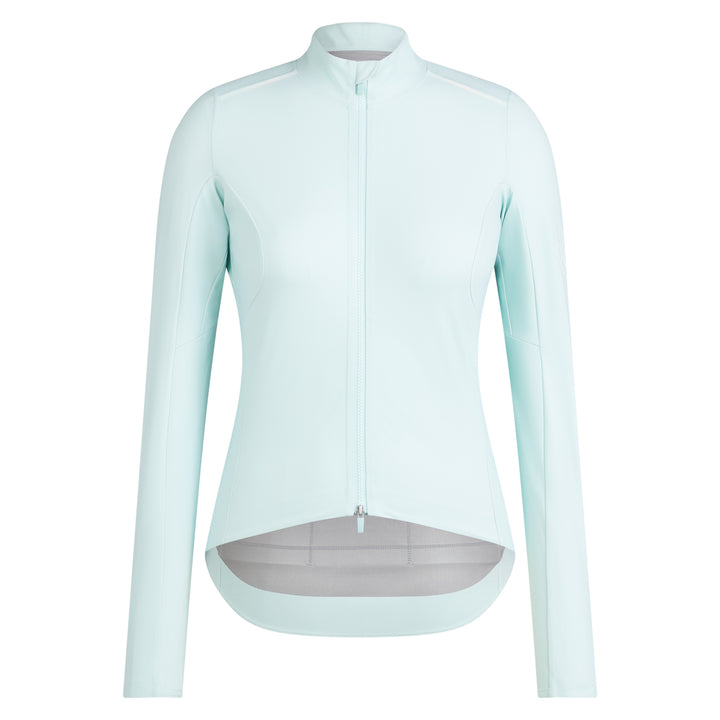 Rapha Women's Pro Team Long Sleeve Shadow Jersey (Aqua/White Reflective) - Dragonspine Cycling