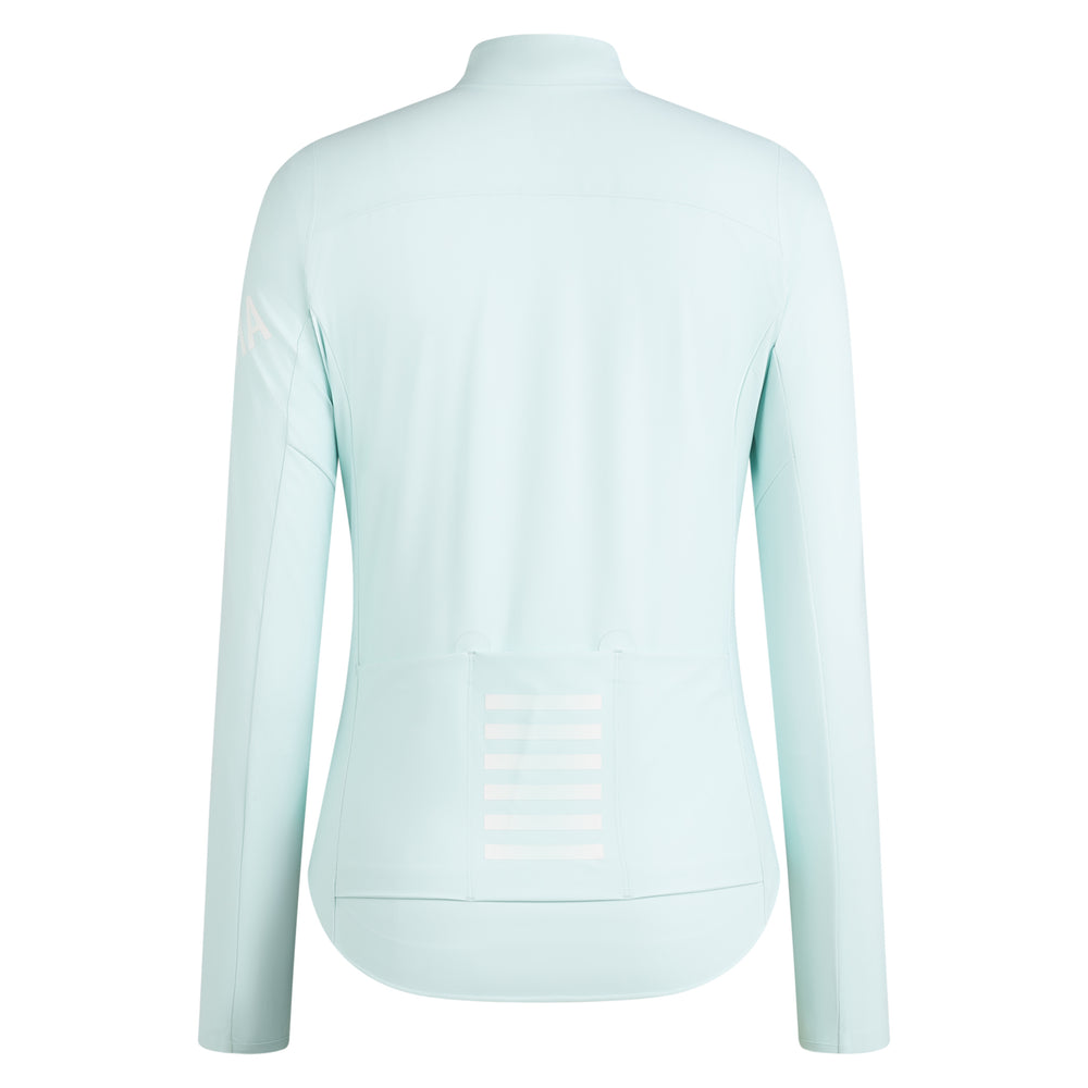 Rapha Women's Pro Team Long Sleeve Shadow Jersey (Aqua/White Reflective) - Dragonspine Cycling