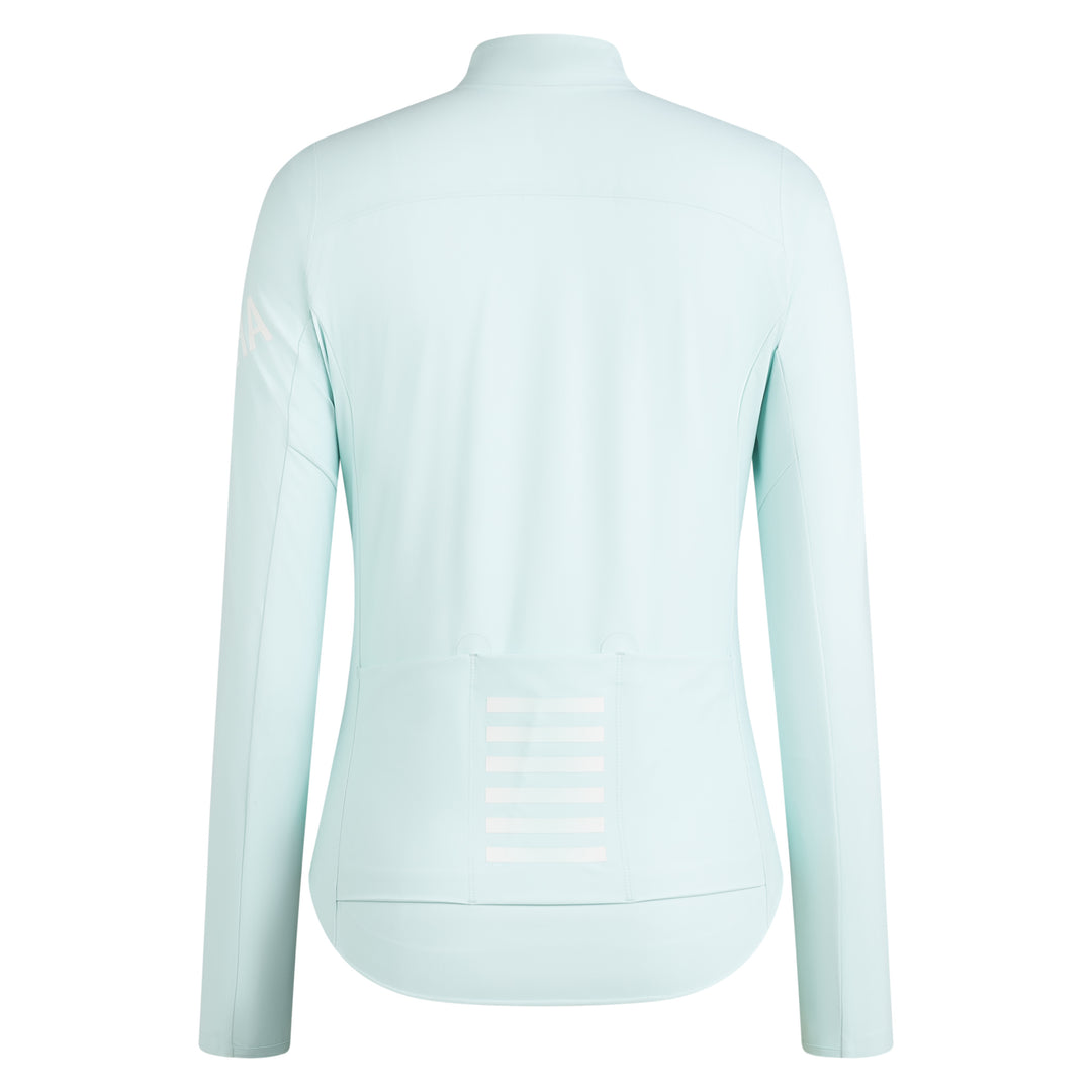 Rapha Women's Pro Team Long Sleeve Shadow Jersey (Aqua/White Reflective) - Dragonspine Cycling