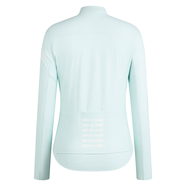 Rapha Women's Pro Team Long Sleeve Shadow Jersey (Aqua/White Reflective) - Dragonspine Cycling