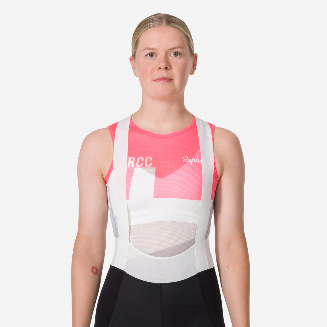 Rapha RCC + David Carson Women's LW Sleeveless BaseLayer (Multicolour) - Dragonspine Cycling