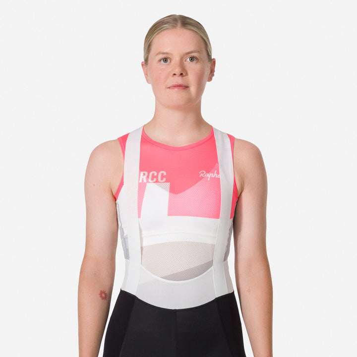 Rapha RCC + David Carson Women's LW Sleeveless BaseLayer (Multicolour) - Dragonspine Cycling