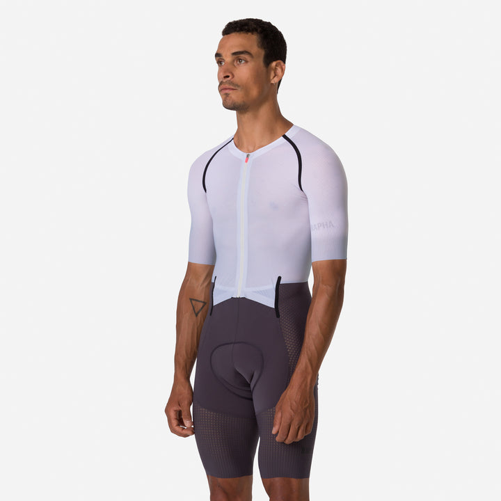 Rapha Men's Pro Team Ghost Suit (Silver/Iron Grey) - Dragonspine Cycling