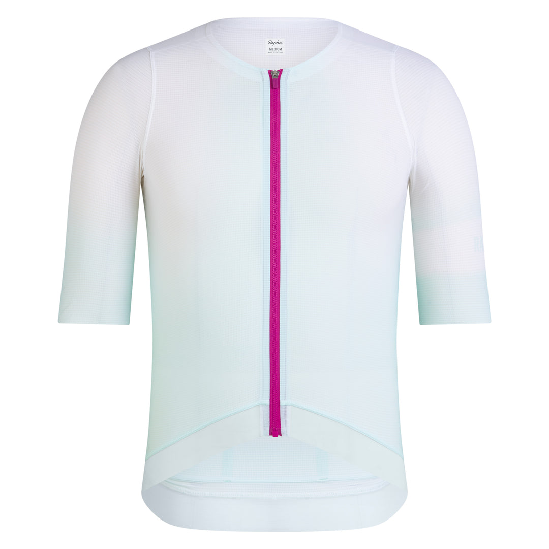 Rapha Men's Pro Team Ghost Jersey (Light Aqua/Rose Violet) - Dragonspine Cycling