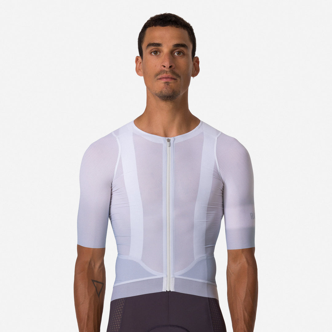 Rapha Men's Pro Team Ghost Jersey (Silver/White) - Dragonspine Cycling