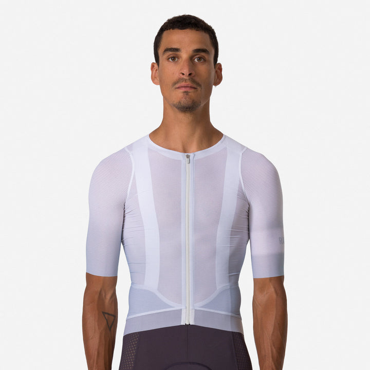 Rapha Men's Pro Team Ghost Jersey (Silver/White) - Dragonspine Cycling