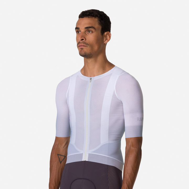 Rapha Men's Pro Team Ghost Jersey (Silver/White) - Dragonspine Cycling