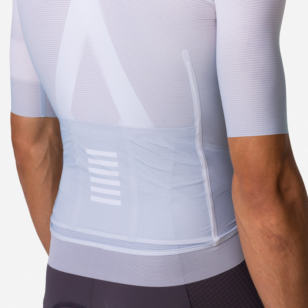 Rapha Men's Pro Team Ghost Jersey (Silver/White) - Dragonspine Cycling