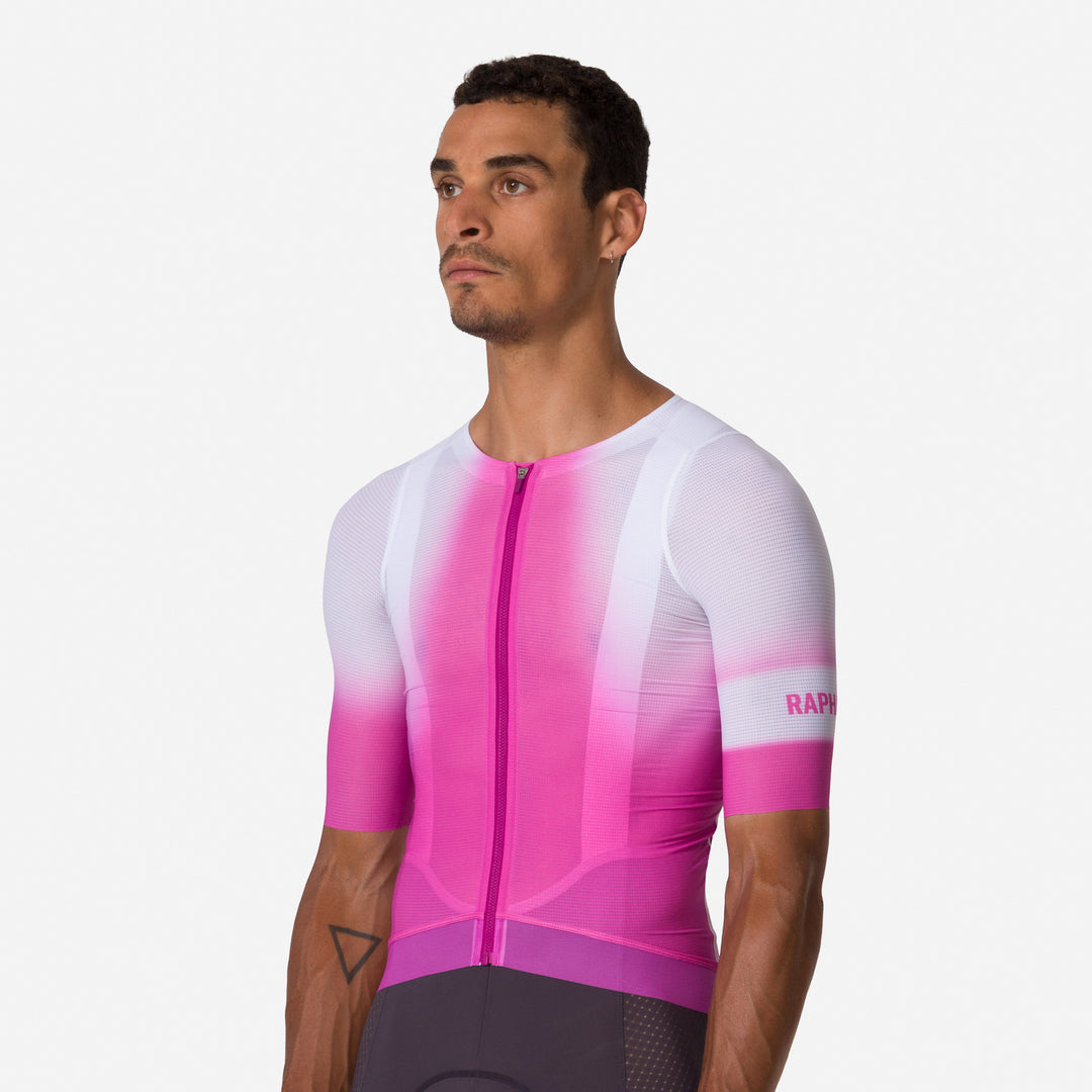 Rapha Men's Pro Team Ghost Jersey (Rose Violet/Quartz) - Dragonspine Cycling