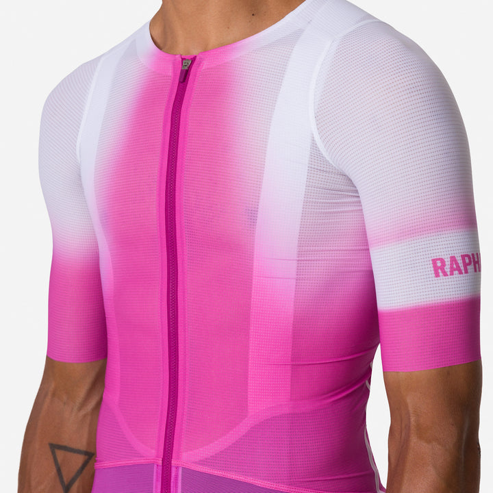 Rapha Men's Pro Team Ghost Jersey (Rose Violet/Quartz) - Dragonspine Cycling