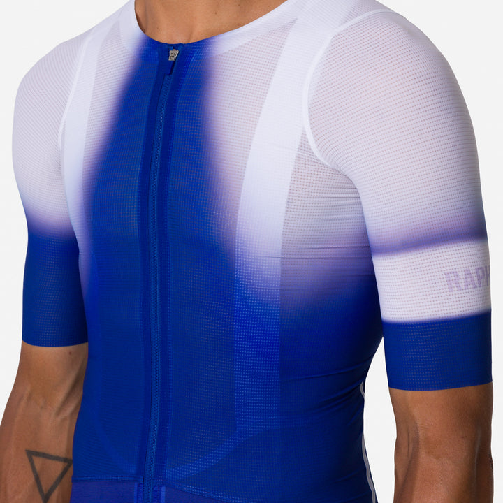 Rapha Men's Pro Team Ghost Jersey (Blue/Lilac) - Dragonspine Cycling