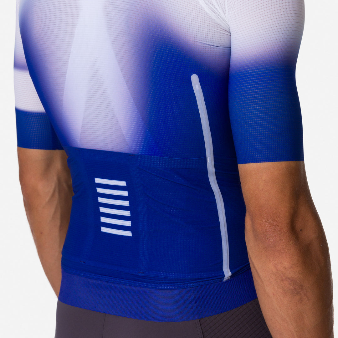 Rapha Men's Pro Team Ghost Jersey (Blue/Lilac) - Dragonspine Cycling