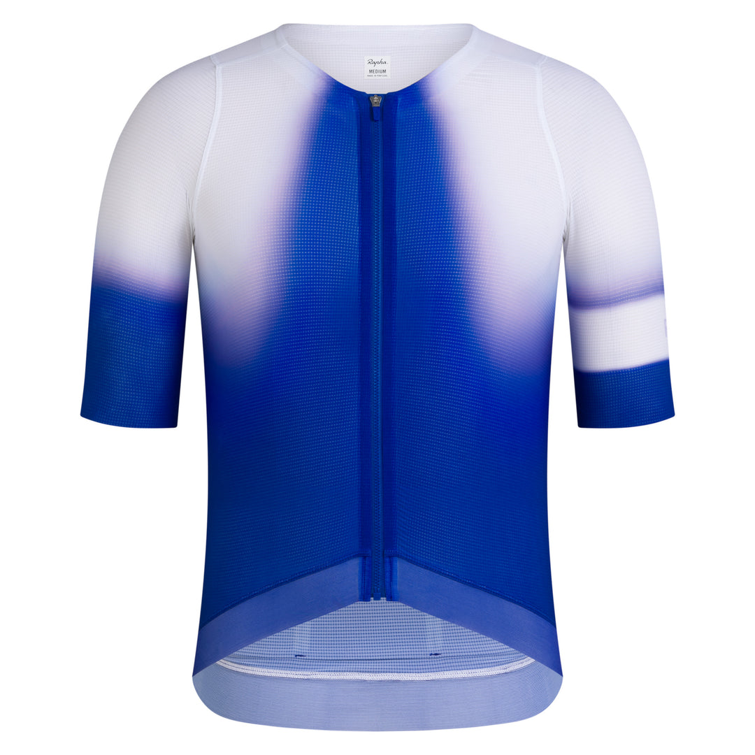 Rapha Men's Pro Team Ghost Jersey (Blue/Lilac) - Dragonspine Cycling