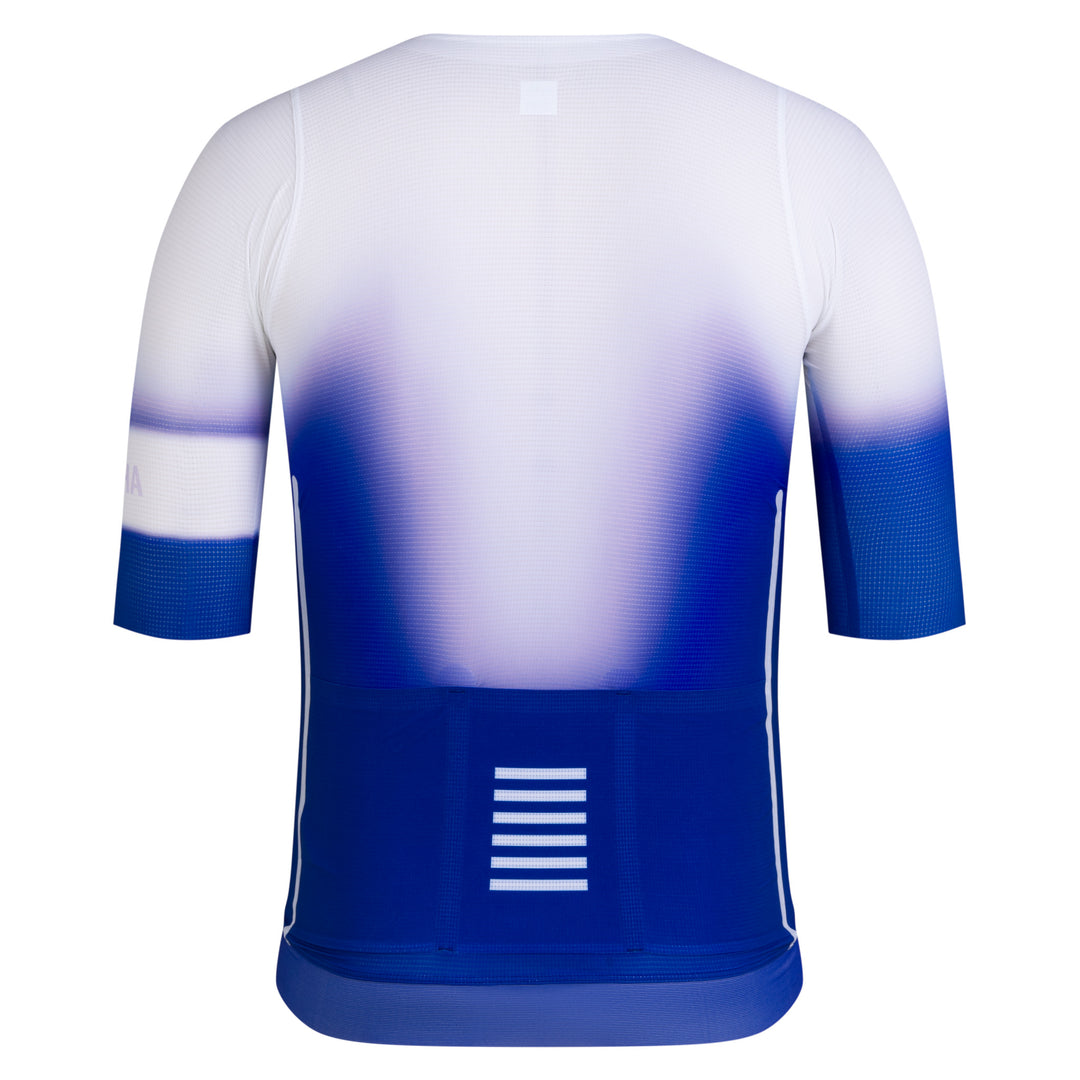 Rapha Men's Pro Team Ghost Jersey (Blue/Lilac) - Dragonspine Cycling