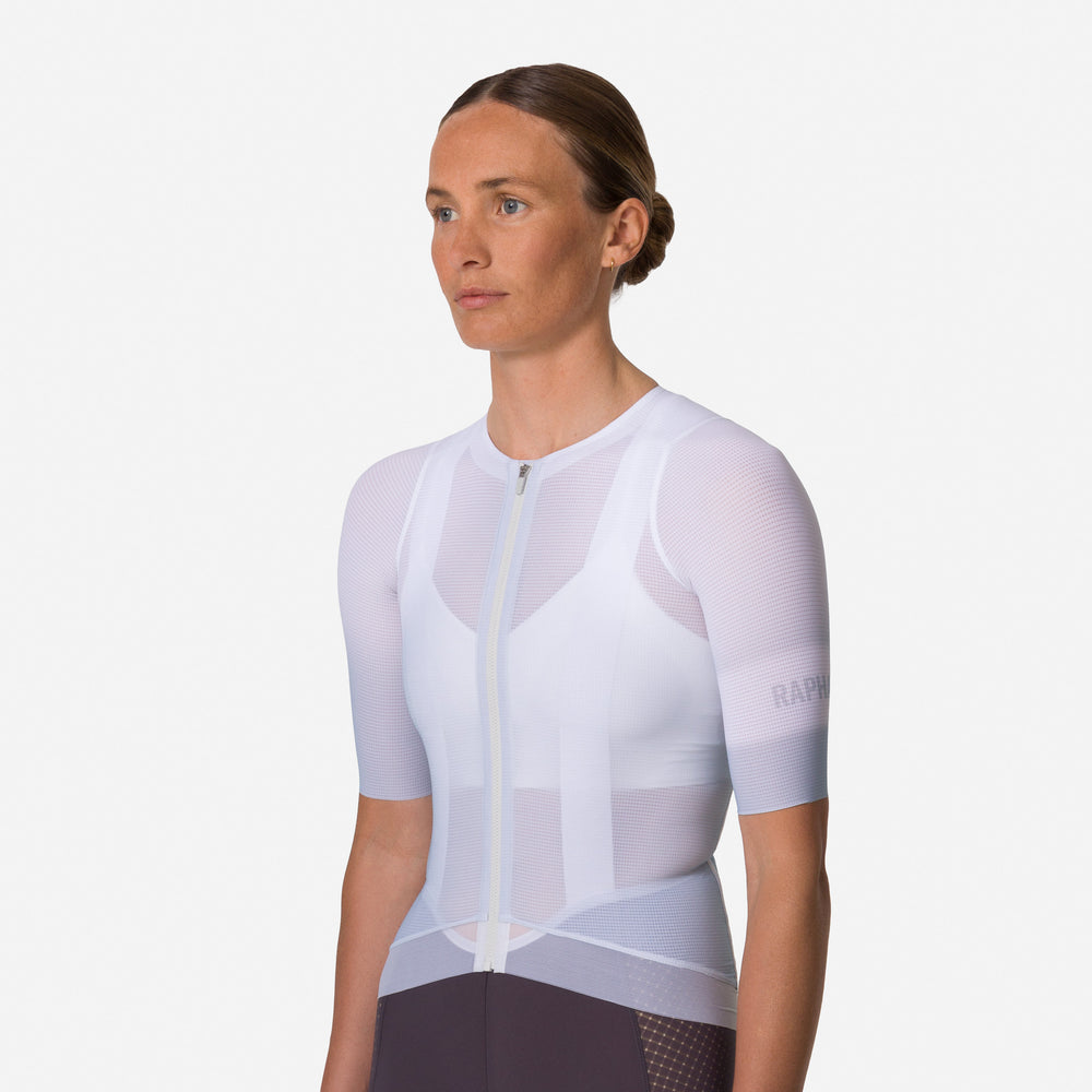 Rapha Women's Pro Team Ghost Jersey (Silver/White) - Dragonspine Cycling