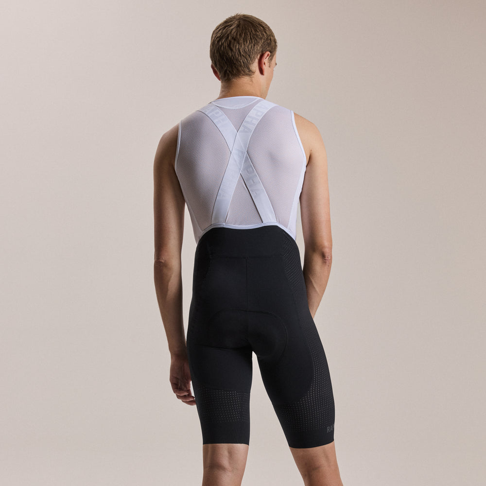 Rapha Men's Pro Team Ghost Bib Shorts - Long (Black/White) - Dragonspine Cycling