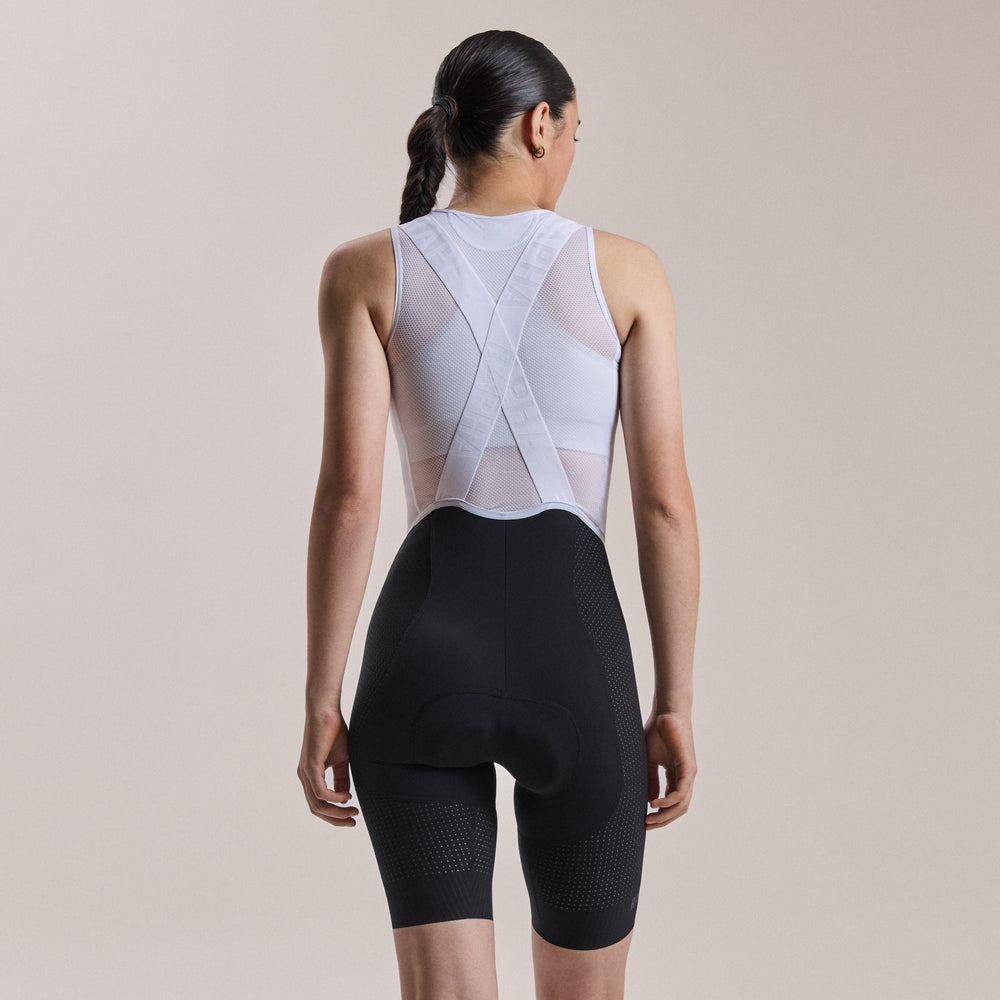 Rapha Women's Pro Team Ghost Bib Shorts - Reg (Black/White) - Dragonspine Cycling