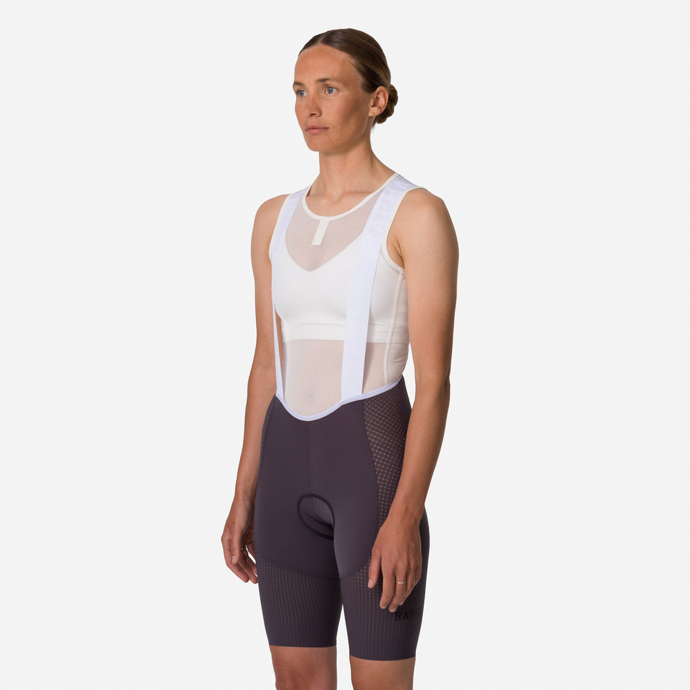 Rapha Women's Pro Team Ghost Bib Shorts - Reg (Iron Grey/White) - Dragonspine Cycling