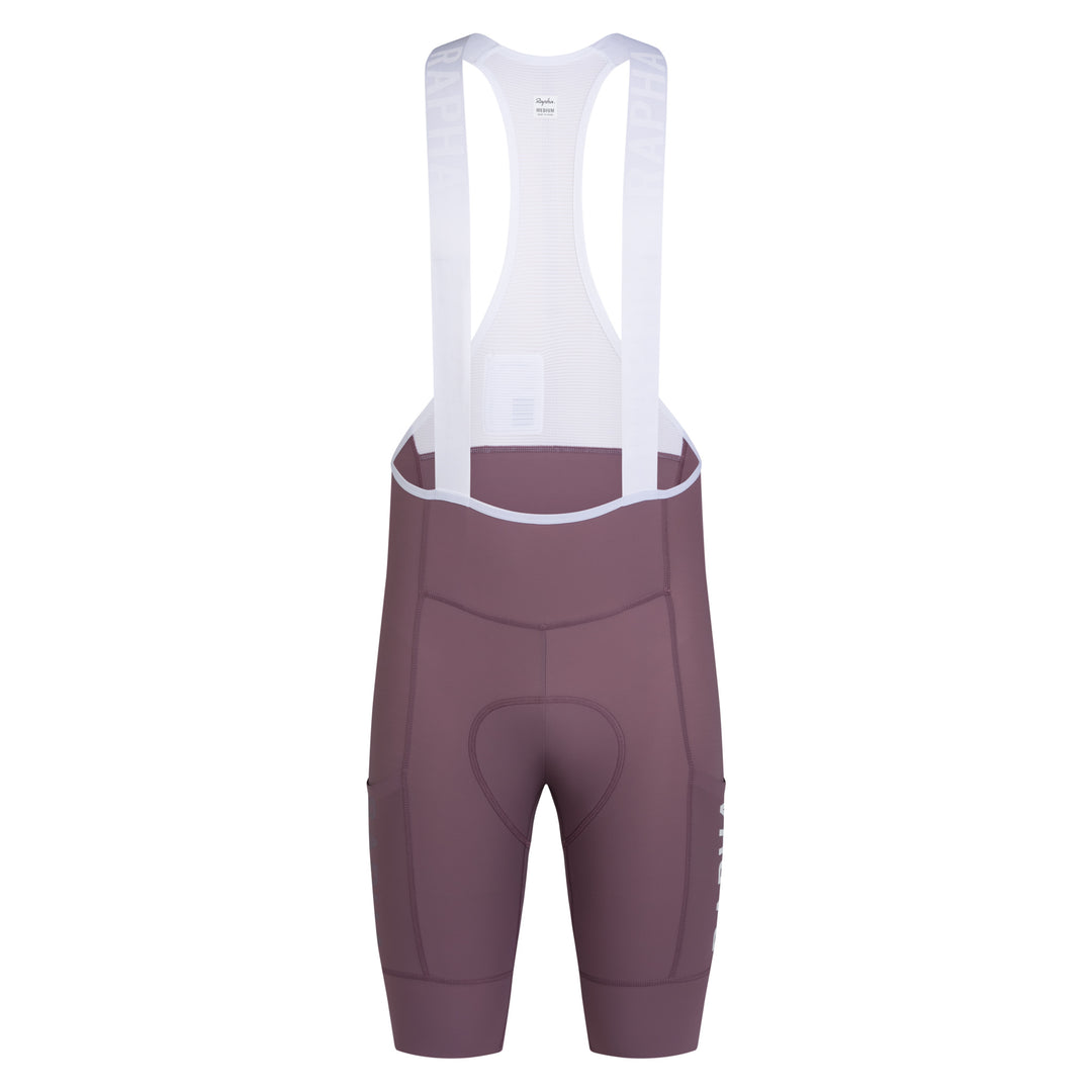 Rapha Men's Pro Team Cargo Bib Shorts - Regular (Amethyst/White) - Dragonspine Cycling