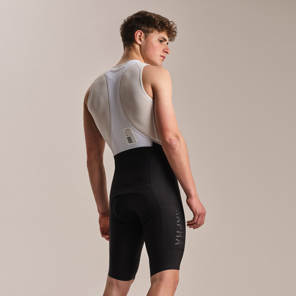 Rapha Men's Pro Team Cargo Bib Shorts - Regular (Black/White) - Dragonspine Cycling