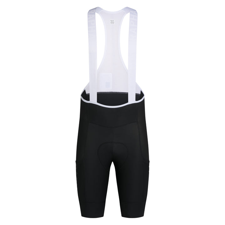 Rapha Men's Pro Team Cargo Bib Shorts - Regular (Black/White) - Dragonspine Cycling
