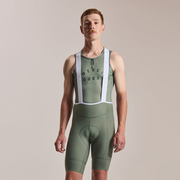 Rapha Men's Pro Team Cargo Bib Shorts - Regular (Laurel/White) - Dragonspine Cycling