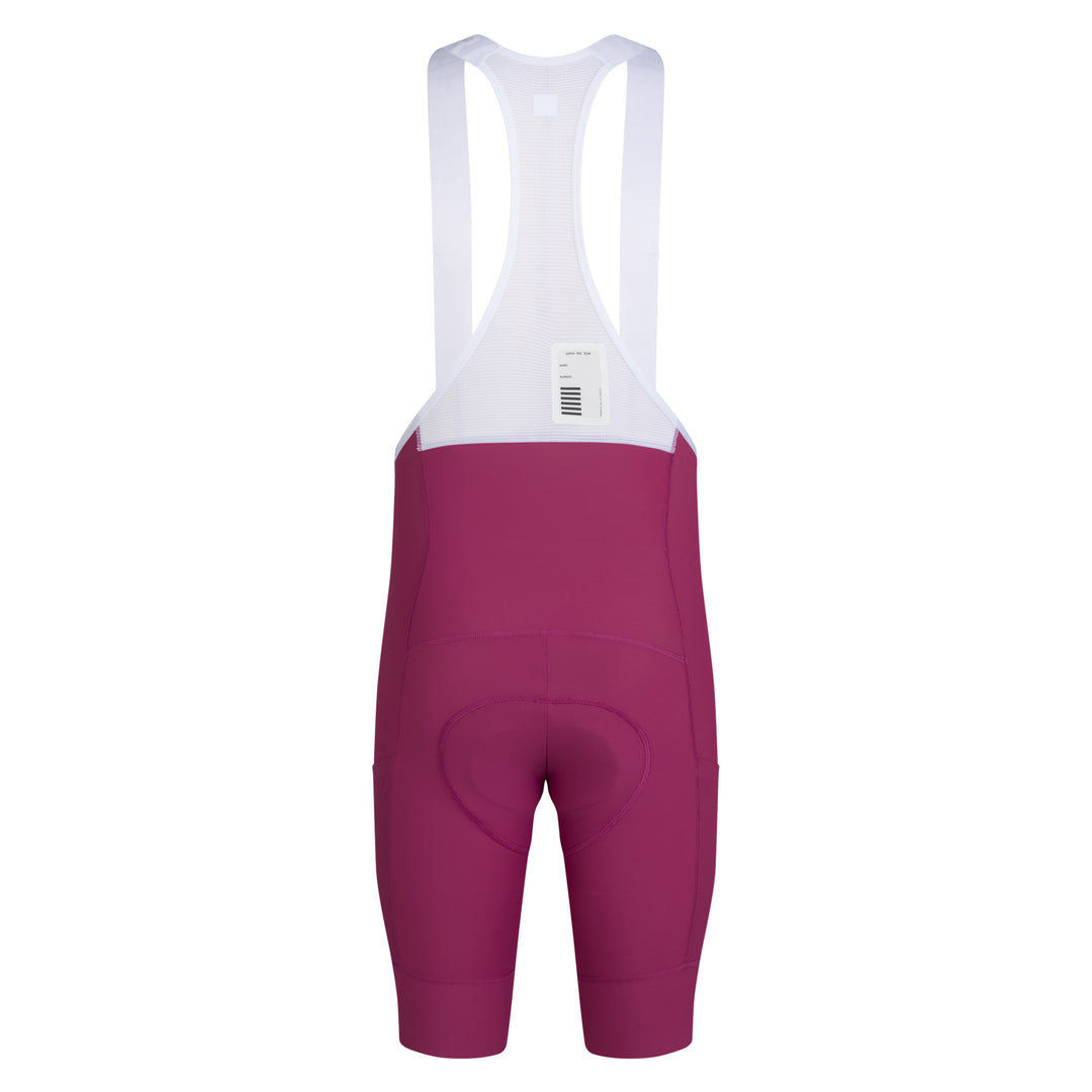 Rapha Men's Pro Team Cargo Bib Shorts - Regular (Raspberry/White) - Dragonspine Cycling