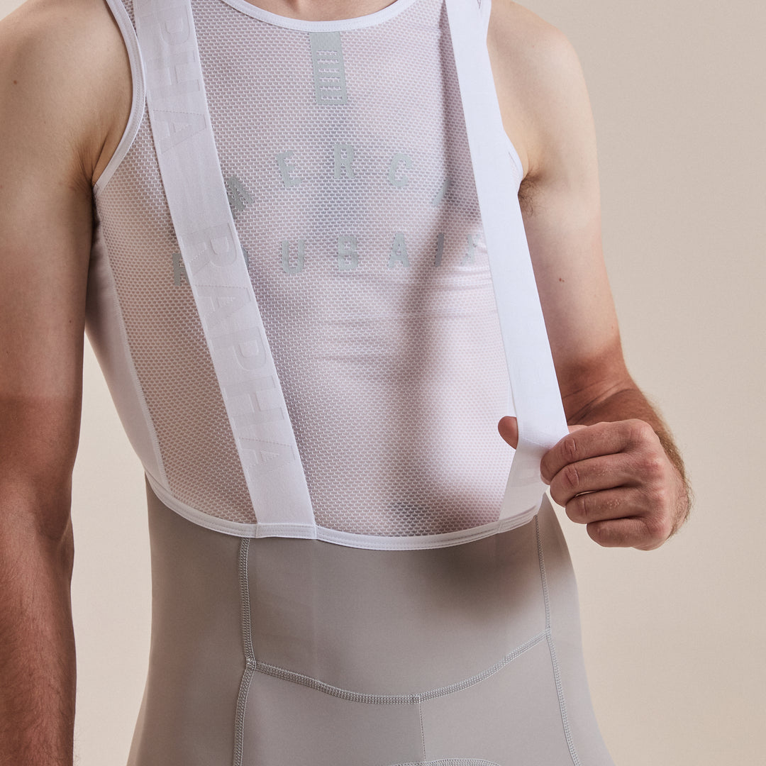 Rapha Men's Pro Team Cargo Bib Shorts - Regular (Smoky Silver/White) - Dragonspine Cycling