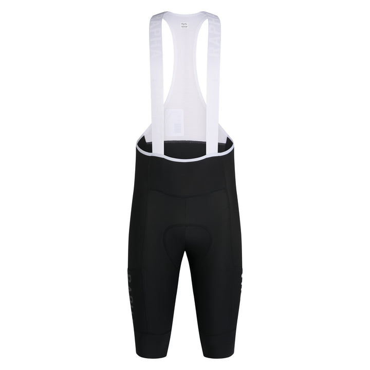 Rapha Men's Pro Team Cargo Bib Shorts - Long (Black/White) - Dragonspine Cycling