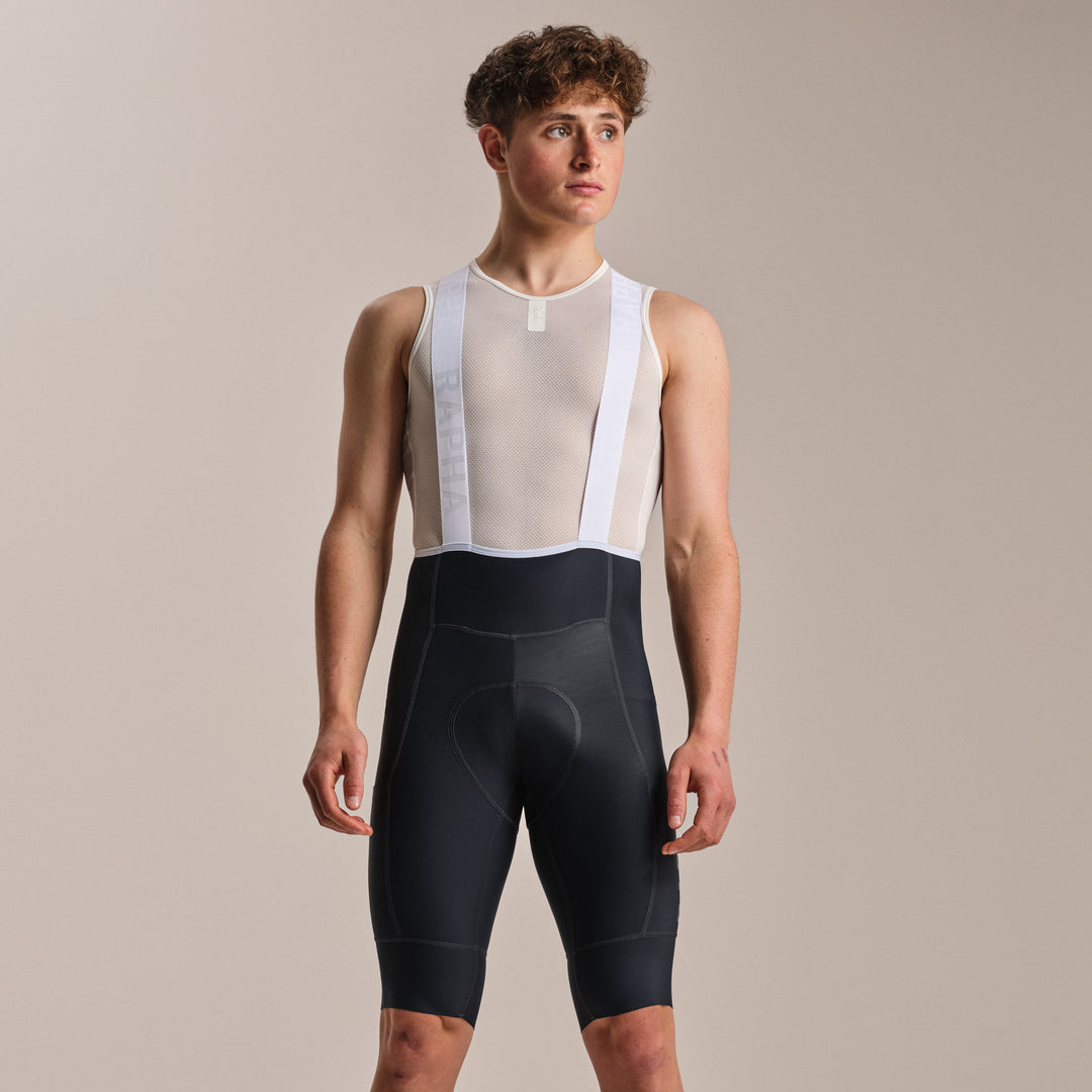 Rapha Men's Pro Team Cargo Bib Shorts - Long (Carbon/Dark Grey) - Dragonspine Cycling