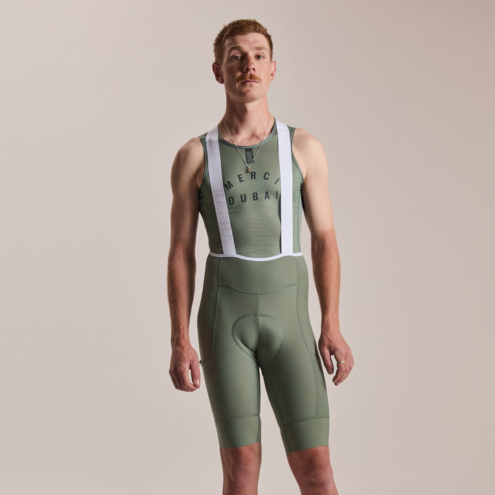 Rapha Men's Pro Team Cargo Bib Shorts - Long (Laurel/White) - Dragonspine Cycling