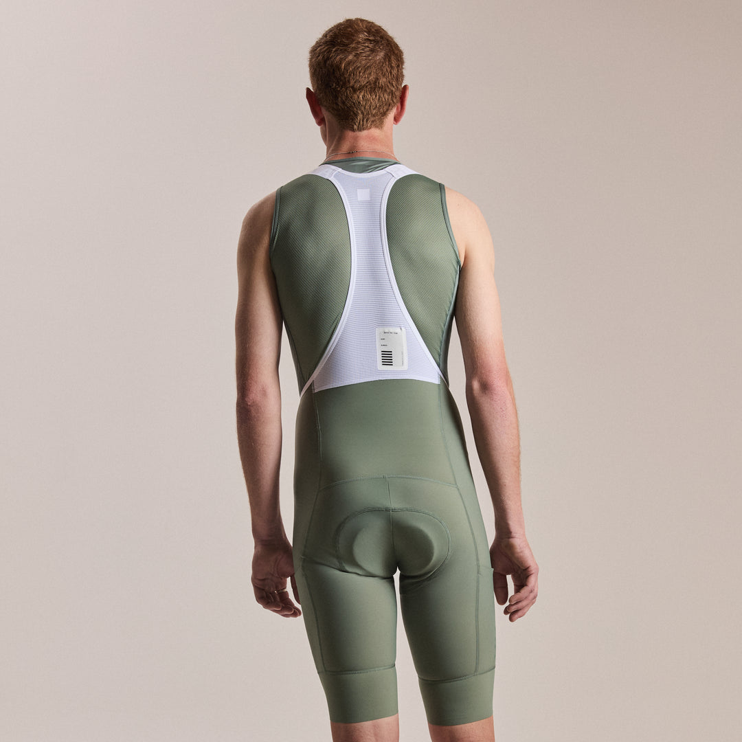 Rapha Men's Pro Team Cargo Bib Shorts - Long (Laurel/White) - Dragonspine Cycling