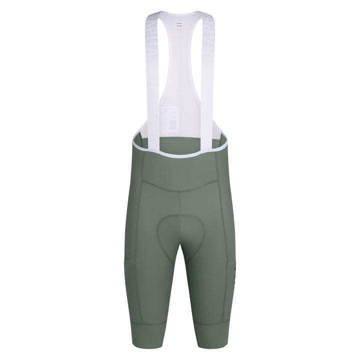 Rapha Men's Pro Team Cargo Bib Shorts - Long (Laurel/White) - Dragonspine Cycling