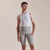 Rapha Men's Pro Team Cargo Bib Shorts - Long (Smoky Silver/White) - Dragonspine Cycling