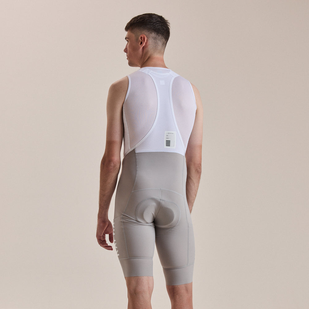 Rapha Men's Pro Team Cargo Bib Shorts - Long (Smoky Silver/White) - Dragonspine Cycling