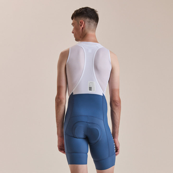 Rapha Men's Pro Team Training Bib Shorts II - Regular (Denim Blue/White) - Dragonspine Cycling